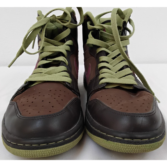 Nike Air Jordan 1 Retro High Top Green/Brown Men\'s 9 2010 #Z5038 main image 7